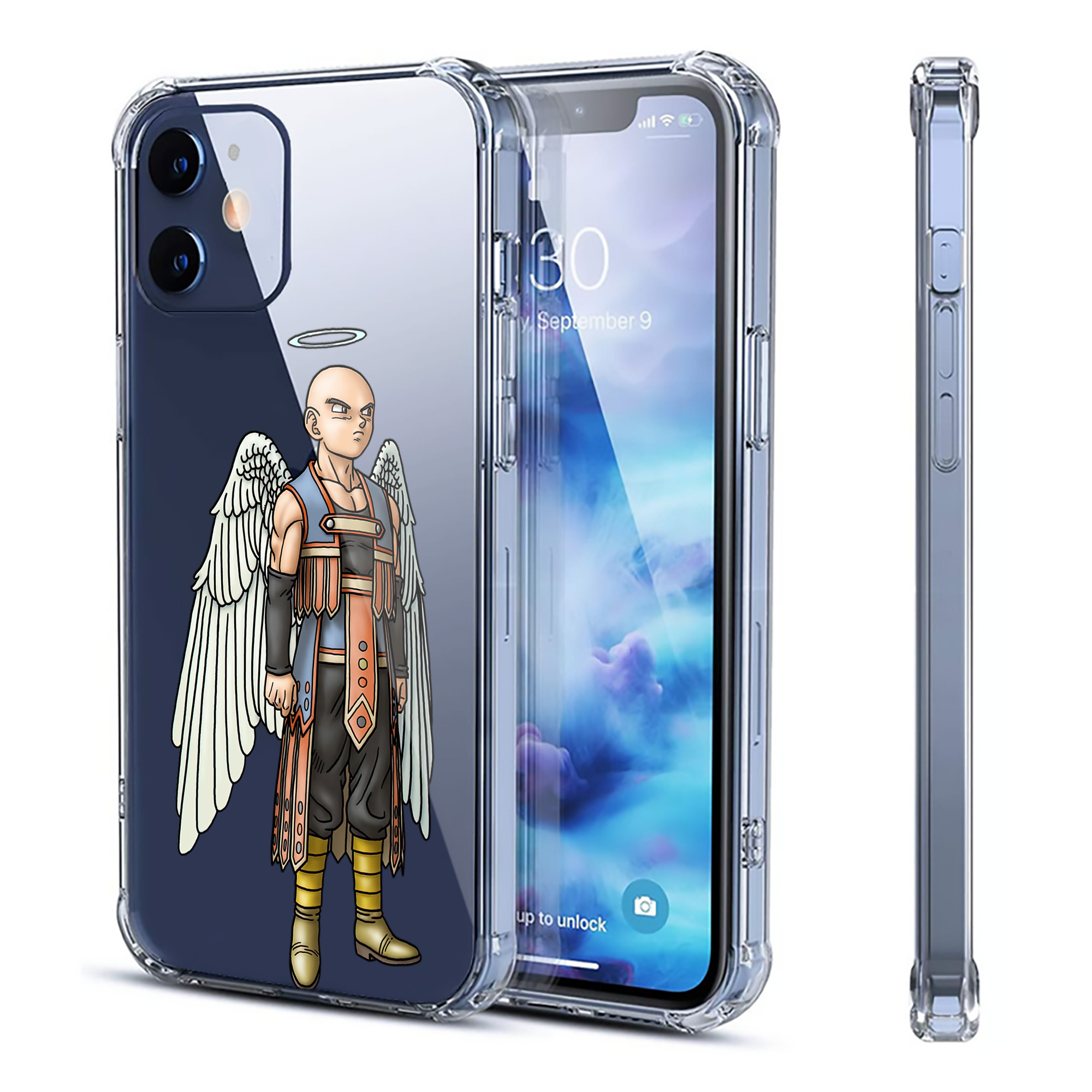（画像用） ドラゴンクエスト Doragon Kuesuto Dragon Quest 【iPhone 12シリーズ対応】透明スマホケース（クリアソフトケース）